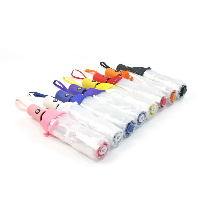 Оптовая продажа, 3 складных прозрачных автоматических зонтика 8K с прозрачной крышкой зонтика