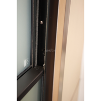 Fábrica AS2047 Sydney Australian Hurricane Impact Aluminio Ventanas de una sola colgado Vidrio templado Ventanas de doble acristalamiento de doble colgado