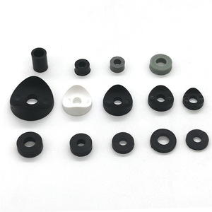 Bagues de fixation en plastique PP noires résistantes à l'usure pour pièces de quincaillerie de meubles - Product Image 1