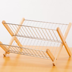 JB New Design Metal Wire Kitchen Cabinet <strong>Two</strong> <strong>Tier</strong> Draining <strong>Rack</strong> Storage <strong>Rack</strong> <strong>Dish</strong> <strong>Rack</strong> - Product Image 5