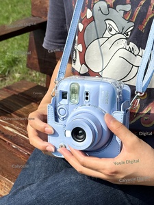 Tas Kamera CAIUL untuk Fujifilm <span class=keywords><strong>Instax</strong></span> Mini 13, Casing Pelindung + Tas Kamera Kulit, Tas Selempang Travel, Aksesoris <span class=keywords><strong>Instax</strong></span> - Product Image 2
