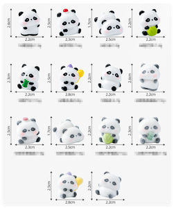 3 डी डिय अच्छी सजावट सहायक उपकरण, फूलों की सजावट मूर्ति मिनी राल जानवरों थोक कार्टून प्यारा खिलौने डिजाइन - Product Image 4