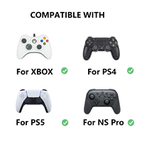 En stock, capuchons de joystick en silicone pour PS5/PS4/Xbox, poignées antidérapantes pour pouces, accessoires de jeu