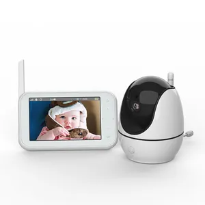 720P 4.5 "Hd Display Video Babyfoon Met Camera En Audio Ips Scherm 2300 Mah Batterij Twee-way Audio Babyfoon