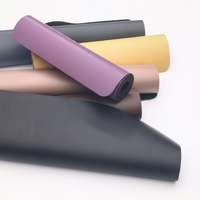 Matras Yoga Karet Alam PU Berukir Laser Penyerap Keringat Alas Kebugaran Profesional Grosir Pabrik Produsen Massal
