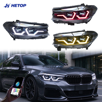 Phares HETOP G30 2017-2020 pour BMW Série 5 (avant LCI) – Kit de mise à niveau personnalisé triple couleur, multi-modes, personnalisable, unique, avec OSS
