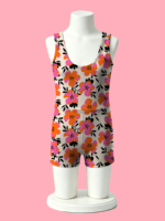 Combinaisons et barboteuses extensibles pour petites filles, imprimé hawaïen, collection 2026, pour le sport et les loisirs – Vente en gros