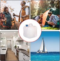 Portable seau Camping 5/10/15/20 litres pliable extérieur baril d'eau étui pliant accessoires grande capacité conteneur d'eau