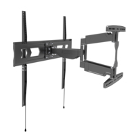 X-large jusqu'à 90 pouces VESA 800X600 matériau métallique à haute capacité de charge Heavy duty six bras full motion TV support mural