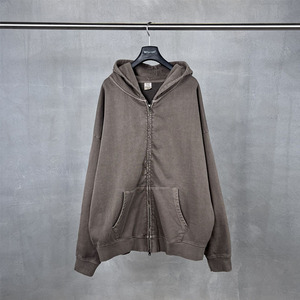 Nuova Felpa con Zip Vintage da <span class=keywords><strong>Uomo</strong></span>, Logo Personalizzabile, Pronta per la Vendita all'Ingrosso, <span class=keywords><strong>Abbigliamento</strong></span> Streetwear Maschile - Product Image 3