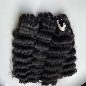 Tejido de pelo Remy virgen de alta calidad, fabricante de Vietnam, Wavt de agua profesional, máquina de pelo Camboyano de muchas longitudes, trama Doble - Product Image 1