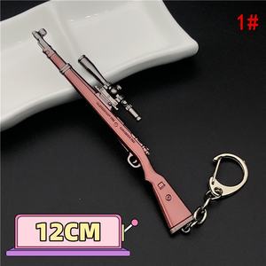 Juego simulado Prop aleación pistola de juguete llavero modelos de pistola llavero tamaño de bolsillo Gamer colección Accesorios - Product Image 2