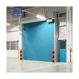 Puerta automática de persiana enrollable de acero resistente al fuego de 3 horas con resistencia a altas temperaturas para salida o garaje-Marca OLAND - Product Image 5