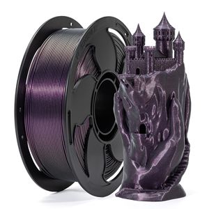 1.75mm PLA Filament Galaxy Chameleon Color Changing Starry Sky Sparkle <b>3D</b> <b>Printer</b> Filament High Strength No Clogging - Product Image 5