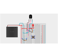 Kit Elektronik Edukasi STEM Grosir DIY Pelajaran 11 Modul Prototipe Switch Transistor NPN Breadboard untuk Kursus Laboratorium Sekolah