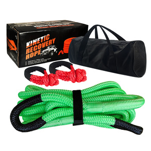 Outils de sauvetage <span class=keywords><strong>4x4</strong></span> corde double tressée en nylon cordes de traction <span class=keywords><strong>sangle</strong></span> de remorquage cinétique pour l'urgence - Product Image 3