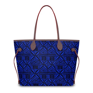 กระเป๋าโท้ทหนังสีฟ้าขนาดใหญ่กระเป๋าถือสำหรับผู้หญิงกระเป๋าคลัทช์สำหรับเดินทางโลโก้ตามสั่งสำหรับผู้หญิงกระเป๋าเงินและกระเป๋าถือ2025สุดหรู - Product Image 1