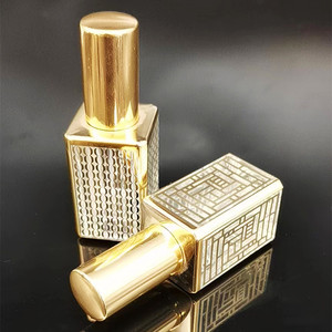 Flacon d'huile essentielle de 10 ml, flacon de parfum rond carré en verre de Dubaï, flacon compte-gouttes DIY, flacon à bille pour huile - Product Image 2