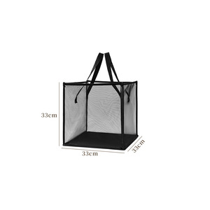 Foldable Mesh Laundry <b>Basket</b> <b>Large</b> Capacity Portable Storage Organizer For Bathroom Bedroom Clothes - Product Image 2