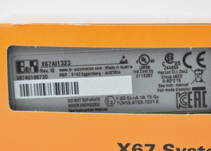 โมดูลอินพุตแบบอนาล็อก 4 ช่อง ยี่ห้อ B&R Automation รุ่น X67AI1323 X67 AI 1323 X2X Link ของแท้ใหม่แกะกล่อง - Product Image 4