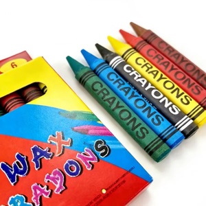 Crayones de Cera Portátiles No Tóxicos de 6 Colores Vibrantes, Económicos y de Alta Calidad para Niños, 2026 - Product Image 3