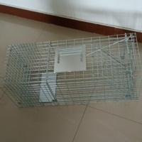 Cage piège à vivants en fil de fer pour petits animaux / Cage de capture et de survie pour souris et oiseaux