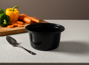 Contenitore Rotondo in PP Serie Nrbowl da 48oz, Adatto al Microonde e Lavastoviglie, Ciotola per Conservazione Alimenti con Coperchi - Product Image 2