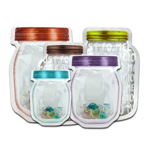 ถุงยืนพลาสติกรูปทรงพิเศษพิมพ์ลายได้ตามต้องการมีซิปบรรจุลูกอมลูกอม - Product Image 1