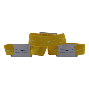 Bracelets élastiques promotionnels <span class=keywords><strong>de</strong></span> nouvelle conception, bracelets en tissu RFID avec logo personnalisé, pas encore d'<span class=keywords><strong>avis</strong></span> - Product Image 4