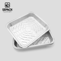 Plat de cuisson jetable en aluminium, grand format, pour poulet, viande, lasagnes, traiteur, barbecue, service de restauration