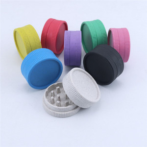 เครื่องบดสมุนไพรพลาสติกย่อยสลายได้แบบใหม่ 2 ชิ้น ขนาด 55 มม. เครื่องบดใบยาสูบ ขายส่ง อุปกรณ์สูบบุหรี่ - Product Image 6