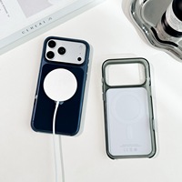 Nouvelle coque de téléphone magnétique anti-chute en TPU+PC mat de qualité supérieure pour iPhone 18 17 Pro Max, très vendue