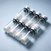 Fournisseurs de peptides chinois, fournissent des peptides lyophilisés GHK-Cu, matière première cosmétique, haute pureté, soluble dans l'eau, 50 mg, 100 mg