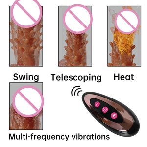 Vente Flash : Dildo Réaliste Chauffant et Télescopique, Vibrateur Sexuel pour Femmes et Hommes, Livraison Rapide - Product Image 4
