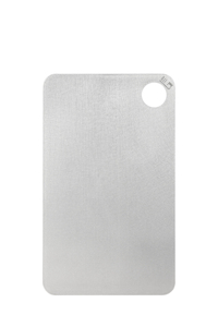 Cortador de Lujo Rectangular de Titanio Puro Premium de 1.2 mm de Grosor, Ecológico, Fácil de Limpiar, Duradero, Color Gris Plateado con Textura de Seda, Logotipo Personalizado - Product Image 4