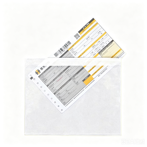 Sac d'expédition transparent en polyéthylène avec insert pour liste de colisage pour une protection optimale - Product Image 2