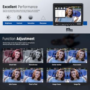 NEEWER F100 7 Inch Camera Field <strong>Monitor</strong> HD <strong>Video</strong> Assist Slim IPS With 2600mAh Battery &amp; USB Charger for DSLR Cameras - Product Image 4