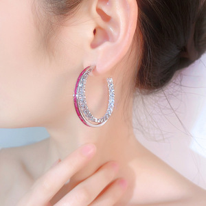 Orecchini Piccoli da Donna Stile Francese per Uso Quotidiano Accessori per Orecchie - Product Image 2