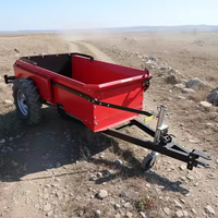 Machine agricole : Épandeur de fumier animale de type tarière monté sur tracteur avec prise de force (PTO)