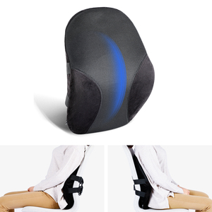 Comfort Ergonomic Memory Foam Chỉnh Hình Lại Gối Xe Seat Thắt Lưng Hỗ Trợ Cushion - Product Image 4