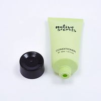 Tubes en plastique à presser souple PCR 100ml BB crème pour les mains tube de nettoyage du visage pour cosmétique avec couvercle rabattable