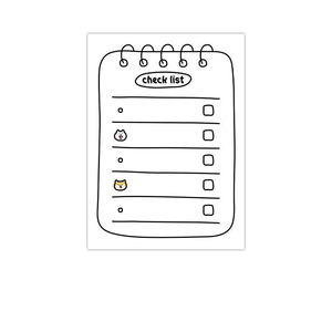 30 pz/pacco Blocco Memo Stile Carino con Fogli Staccabili per Pianificazione Quotidiana, Messaggi e Diario - Product Image 6