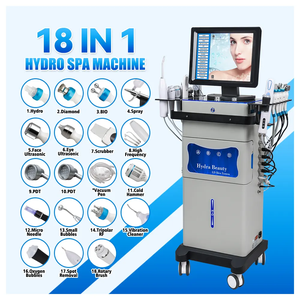 18 in 1 Hydro Dermabrasion Skin Care Commercial Machine Large Bubble Face Lifting Cleaning Aqua Peeling Beauty Salon Machine - Product Image 1