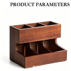 Estante de almacenamiento de cápsulas de café de madera, organizador de escritorio para cápsulas de Espresso, Material de madera maciza, artículo para el hogar - Product Image 3