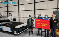 Machine de découpe laser à fibre 4015 CNC pour tôles métalliques et acier