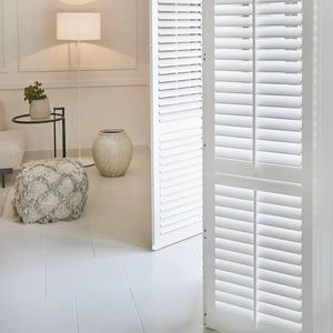 Fenêtre coulissante sur rail personnalisée pour intérieur, porte française pliante à double battant, volets de style plantation pour la décoration - Product Image 6