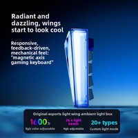 Clavier mécanique filaire HZGAMER Cool68 à axe magnétique, RT Esports Gaming, Hot-Swappable, RGB, taux de polling 8K, silencieux