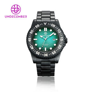 12 월 사용자 정의 20ATM 방수 티타늄 석영 운동 시계 날짜/일 스포츠 다이빙 석영 시계 손목 시계 - Product Image 1