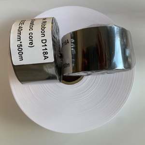 Cire de ruban de code à barres d'étiquette de transfert thermique de résine de lavage de TTR de noyau en <span class=keywords><strong>plastique</strong></span> de haute qualité - Product Image 5