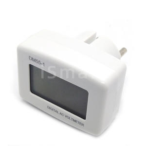 DM55-1 Digitale Plug-In Spanningsmeter Eu/Us Stekker Spanningstester Wand Vlakke Spanning Meten Digitale Ac 110-220V Voltmeter - Product Image 3